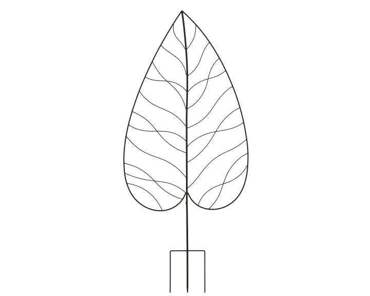 Decoris Gartenstecker Blatt